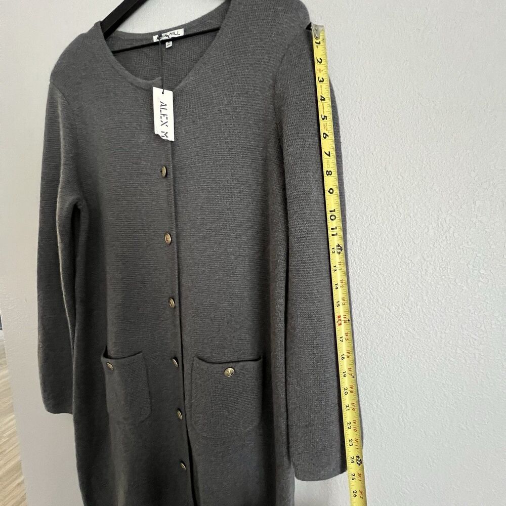 Alex Mill Paris Sweater Dress Size XL Grey - Picture 6 of 7